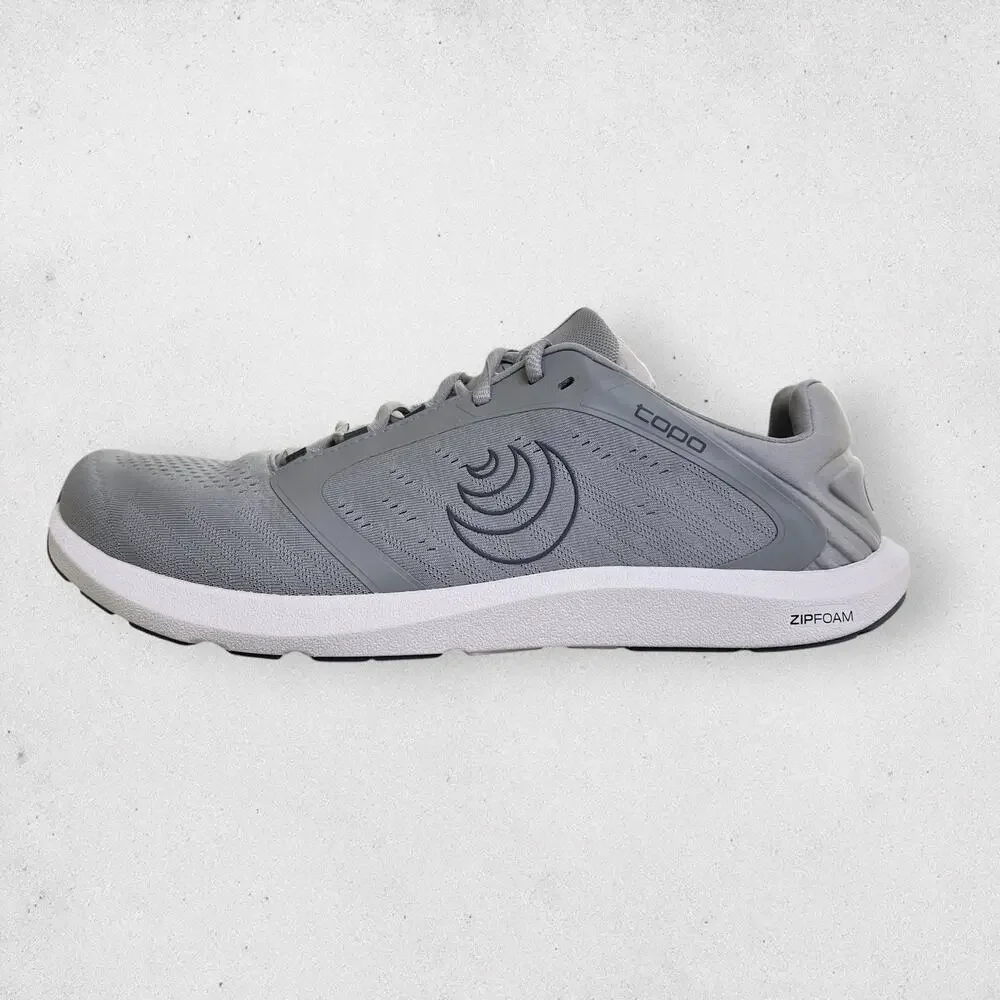 Topo Mens 11.5 Running Shoes ST-5 Gray Athletic Minimalist Zero Drop Lightweight